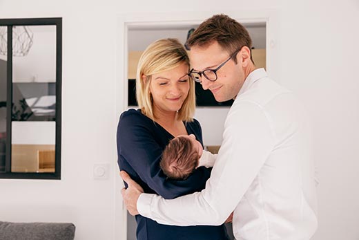 Photographe Dijon naissance bébé 