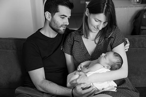 Photographe Dijon naissance bébé 