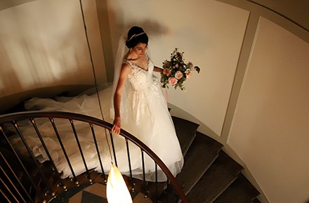 photographe mariage dijon arrivée mariée